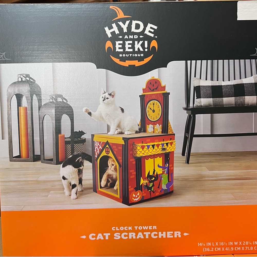 Clock Tower Cat Scratcher - Picture 6 of 7